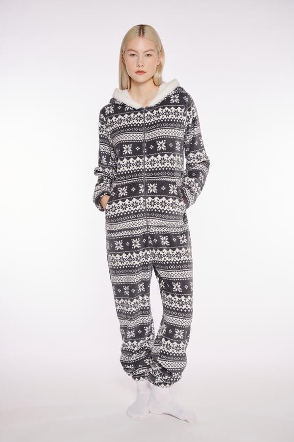 HaILYS Fleece-jumpsuit LG P RP Me44lly perfect voor de winter en kersttijd - Foto 8