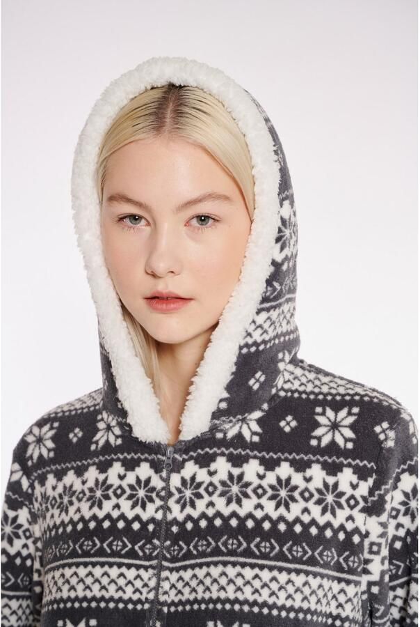 HaILYS Fleece-jumpsuit LG P RP Me44lly perfect voor de winter en kersttijd - Foto 2