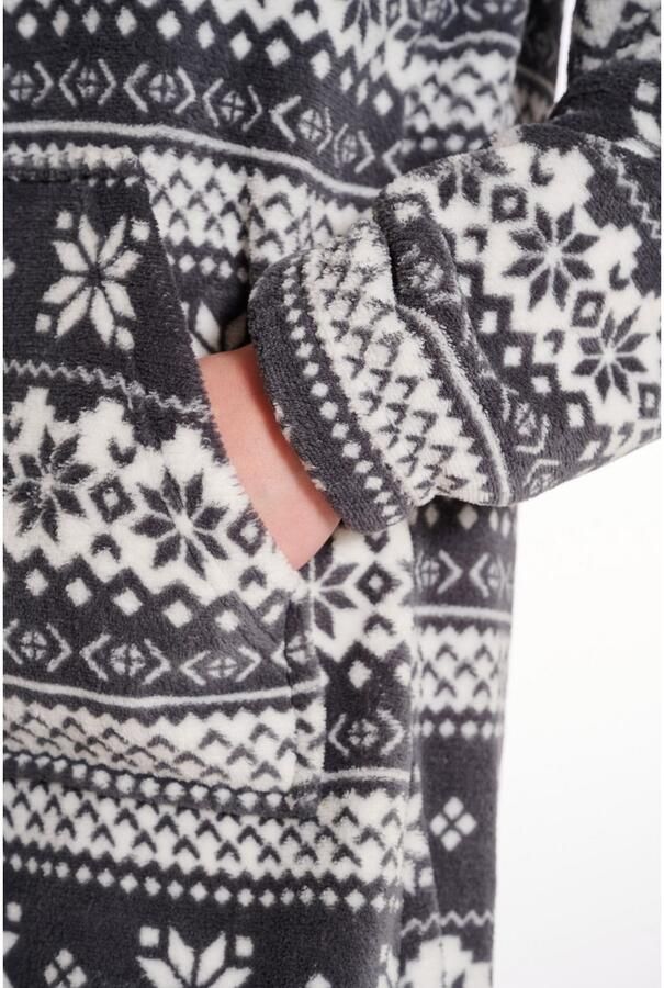 HaILYS Fleece-jumpsuit LG P RP Me44lly perfect voor de winter en kersttijd