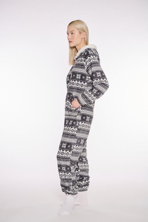 HaILYS Fleece-jumpsuit LG P RP Me44lly perfect voor de winter en kersttijd - Foto 4