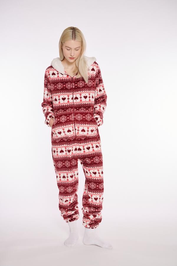 HaILYS Fleece-jumpsuit LG P RP Me44lly perfect voor de winter en kersttijd - Foto 5