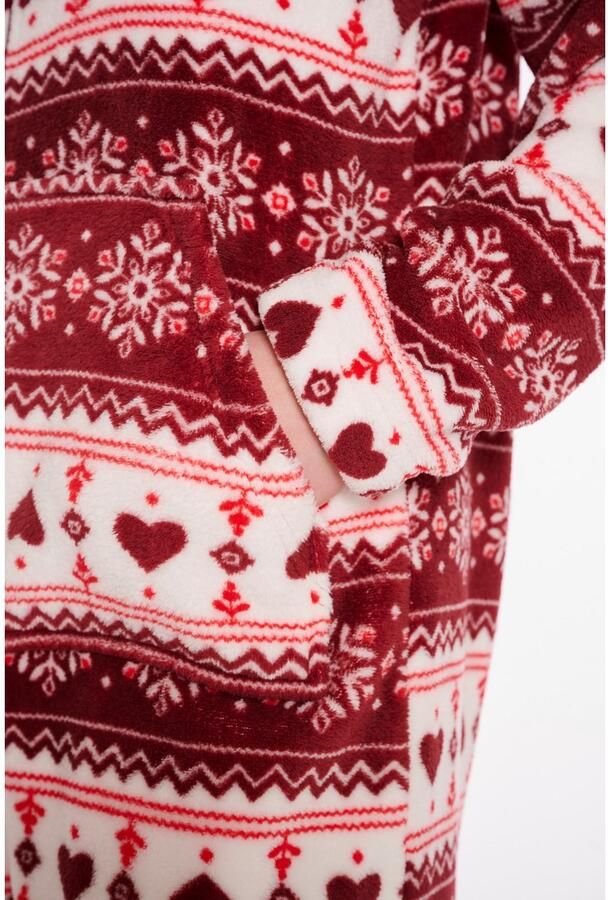 HaILYS Fleece-jumpsuit LG P RP Me44lly perfect voor de winter en kersttijd