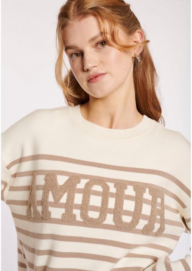 HaILYS Gebreide trui LS V SK Am44our