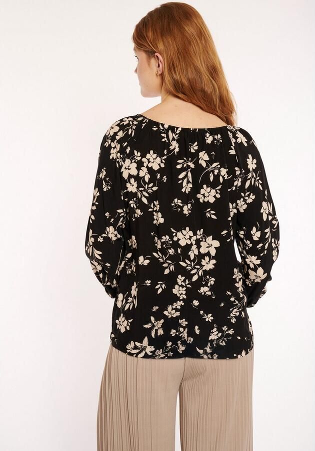 HaILYS Gedessineerde blouse 3 4 V BL Su44na - Foto 3