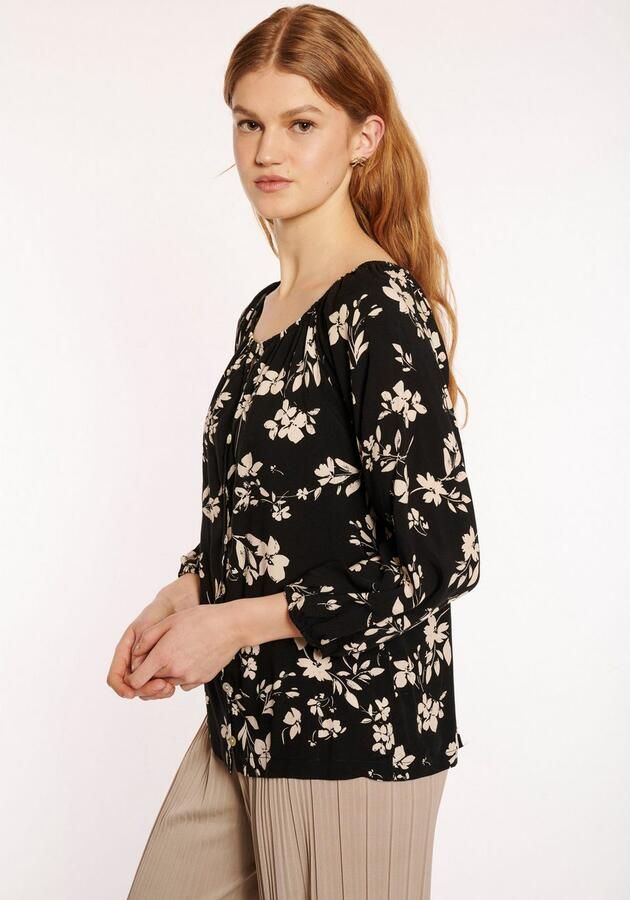 HaILYS Gedessineerde blouse 3 4 V BL Su44na - Foto 4