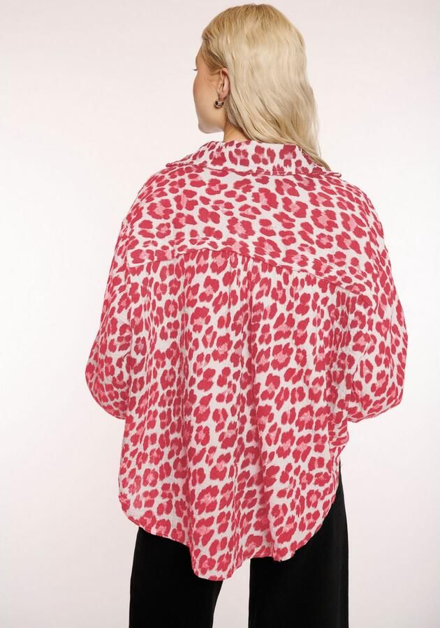 HaILYS Gedessineerde blouse LS C BL Le44ony - Foto 2