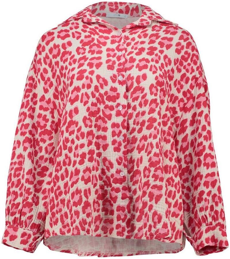 HaILYS Gedessineerde blouse LS C BL Le44ony