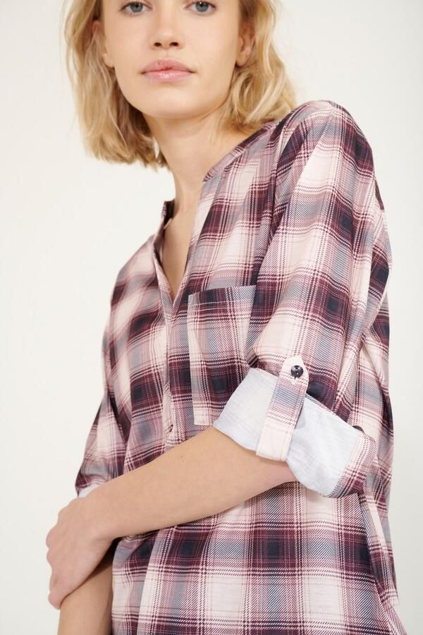 HaILYS Geruite blouse 3 4 P BL Di44nara - Foto 4