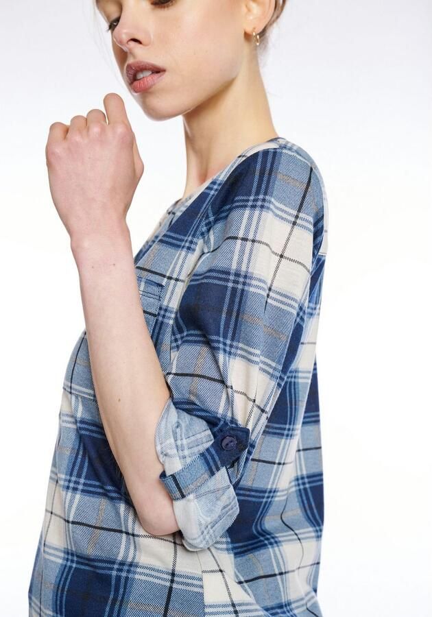 HaILYS Geruite blouse 3 4 P BL Di44nara - Foto 4