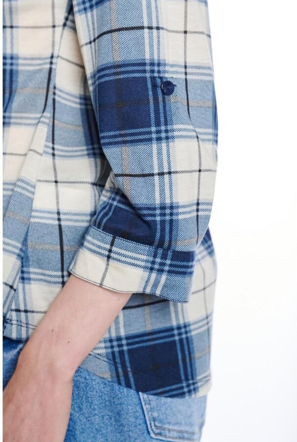 HaILYS Geruite blouse 3 4 P BL Di44nara - Foto 5