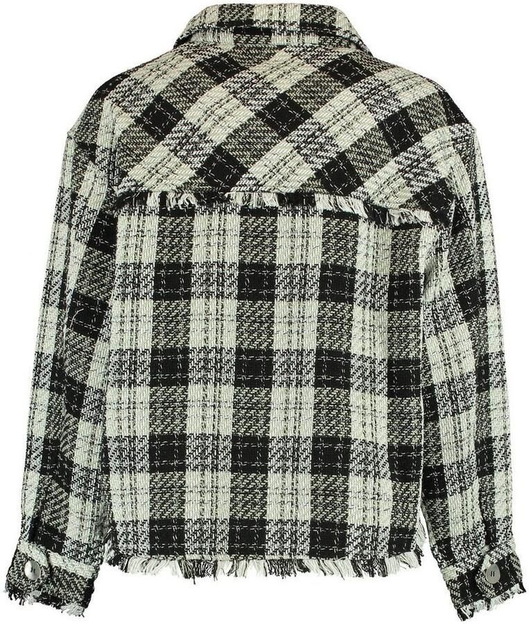 HaILYS Geruite blouse Modell: LS P BL Olive - Foto 2