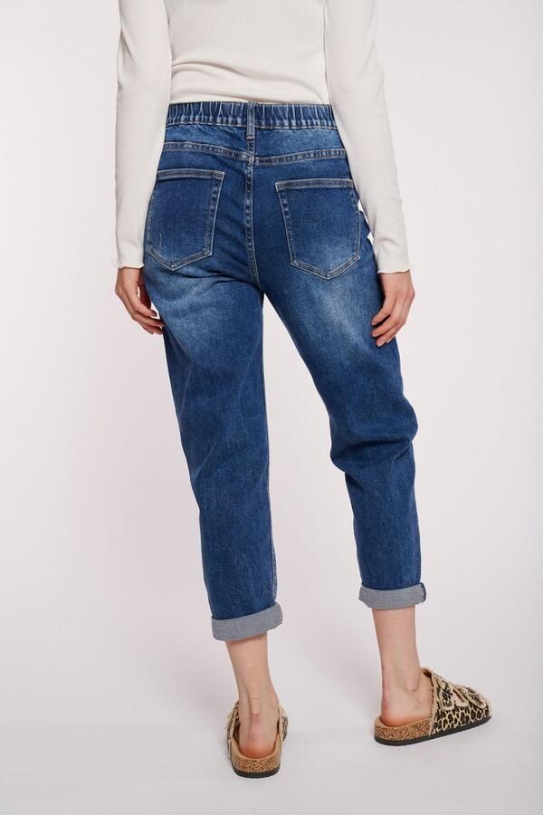 HaILYS High-waist jeans LG HW C JN Mirell met elastiek in de band - Foto 2