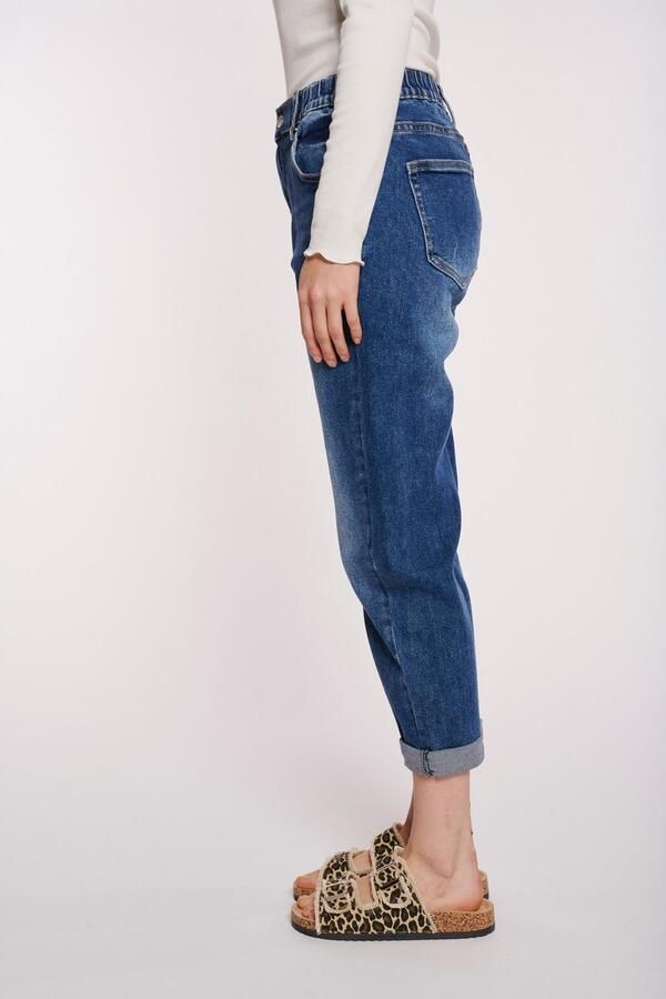 HaILYS High-waist jeans LG HW C JN Mirell met elastiek in de band - Foto 3