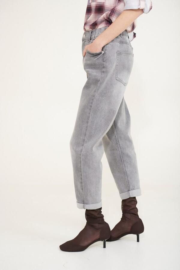 HaILYS High-waist jeans LG HW C JN Mirell met elastiek in de band - Foto 2