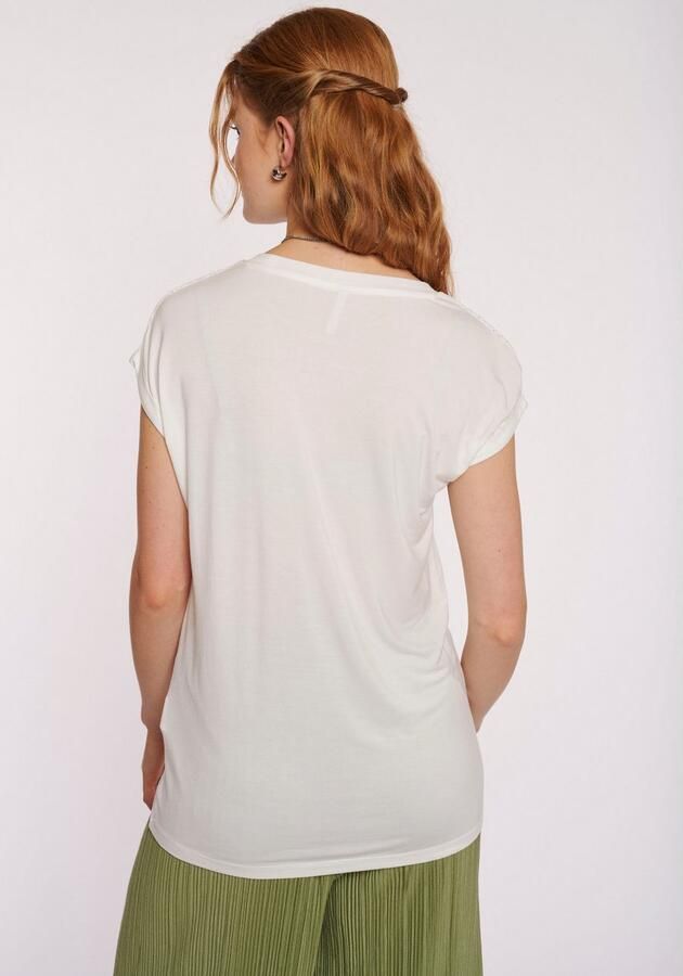 HaILYS Shirt met korte mouwen SS V TP Li44lly met broderie anglaise - Foto 2