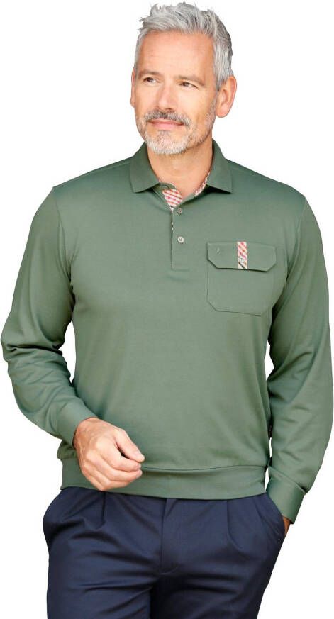 Hajo Poloshirt met lange mouwen (1-delig)