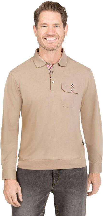 Hajo Poloshirt met lange mouwen (1-delig)