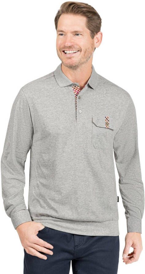 Hajo Poloshirt met lange mouwen (1-delig)