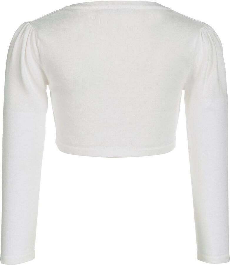 Happy girls Bolero vooraan met mooie sierparels geborduurd