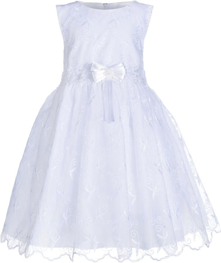 Happy girls Doopjurk met opgestikte strik aan de voorkant in de taille - Foto 3