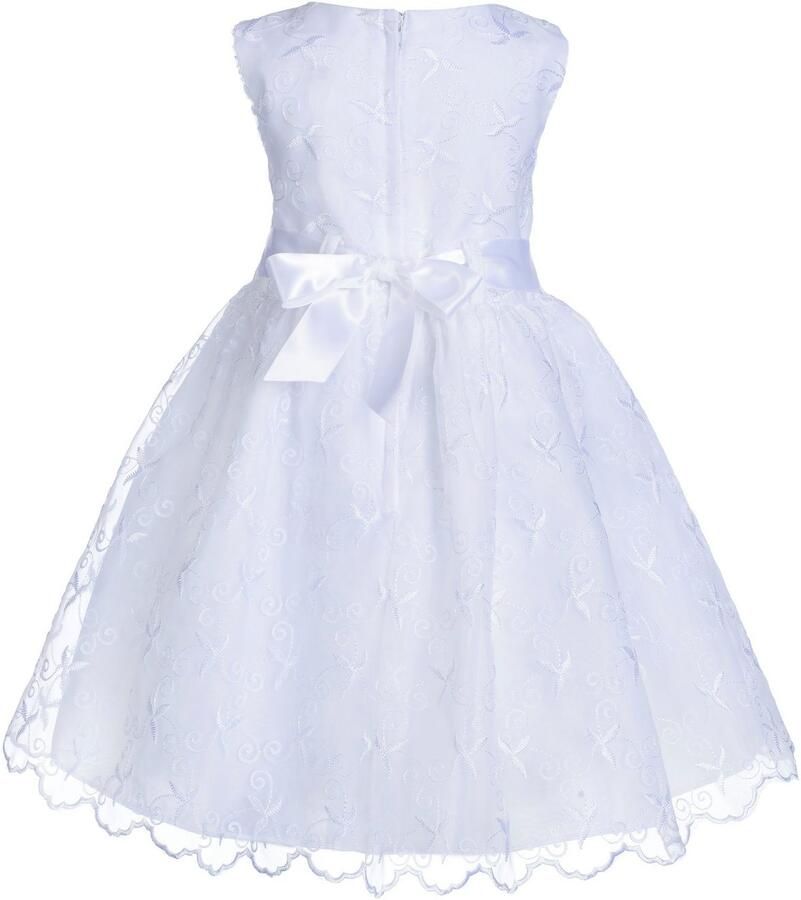 Happy girls Doopjurk met opgestikte strik aan de voorkant in de taille