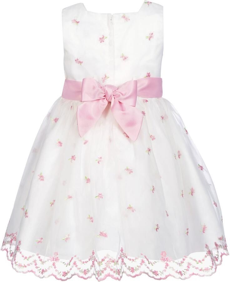 Happy girls Doopjurk met prachtig allover-geborduurd tule