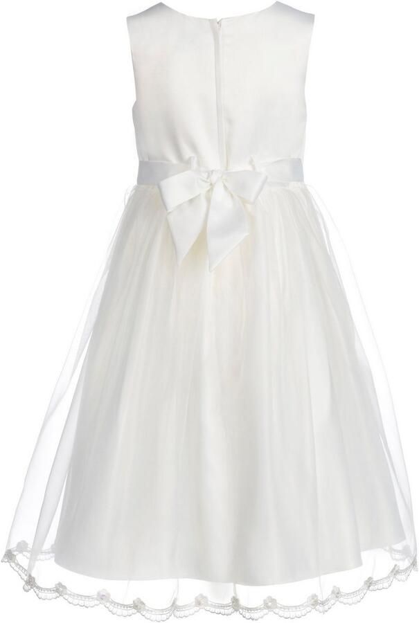 Happy girls Doopjurk met schattige bloemapplicatie aan de voorkant van de taillenad - Foto 2