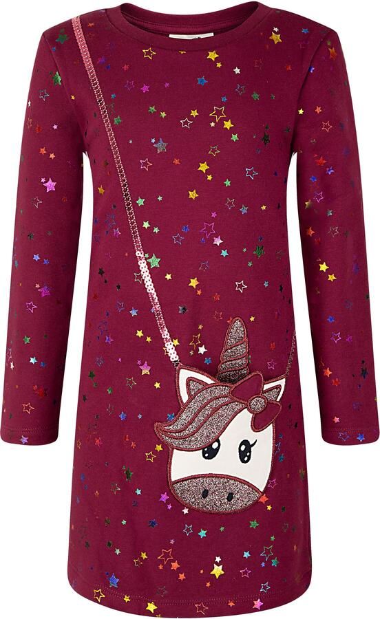 Happy girls Gebreide jurk met geweldig eenhoornmotief - Foto 3