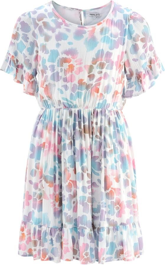Happy girls Gedessineerde jurk met volant - Foto 3