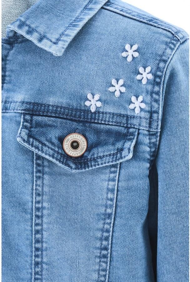 Happy girls Jeansjack met geweldige bloemborduursels - Foto 2