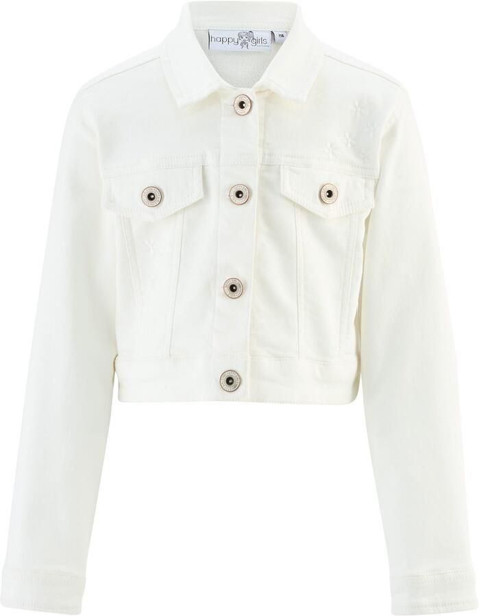 Happy girls Jeansjack met geweldige bloemborduursels - Foto 3