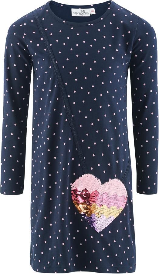 Happy girls Jerseyjurk met paillettenapplicatie - Foto 3