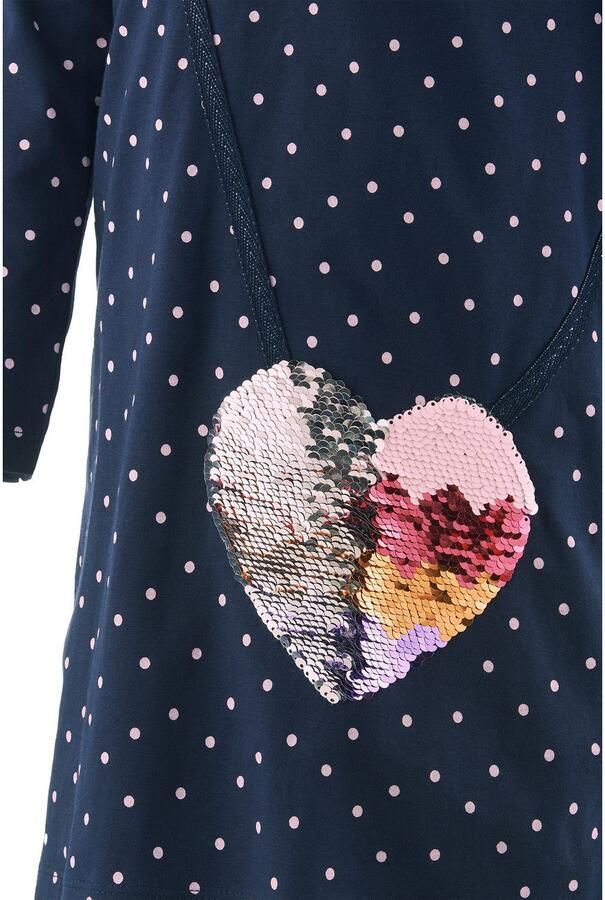 Happy girls Jerseyjurk met paillettenapplicatie