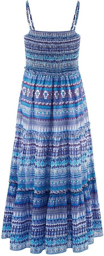 Happy girls Jurk met bandjes in prachtig ethno-alloverprint