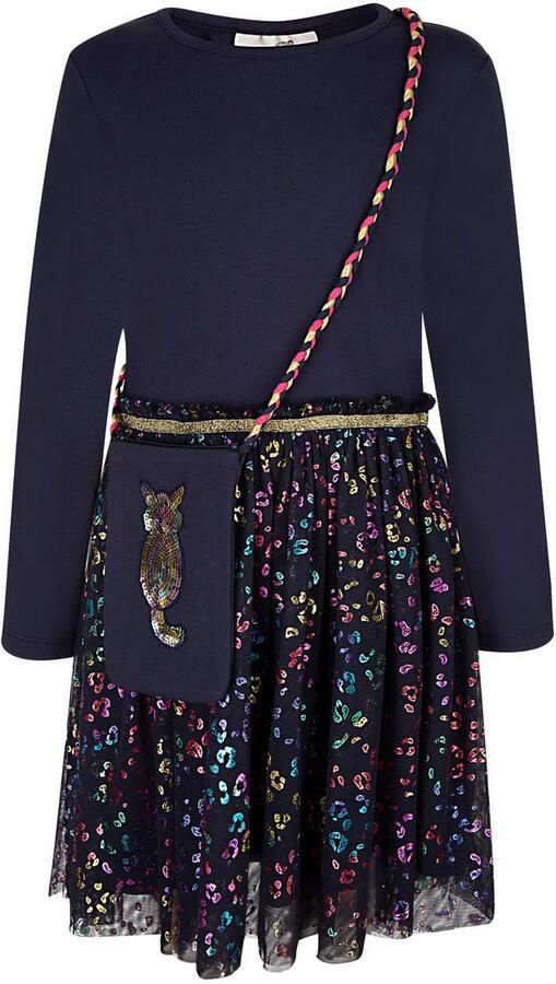 Happy girls Midi-jurk met kleine schoudertas met pailletten (set 2-delig) - Foto 2