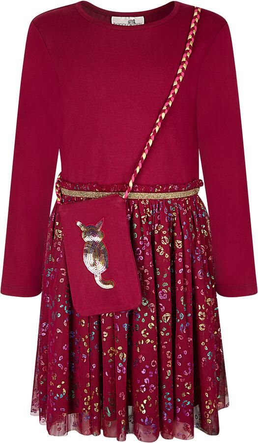 Happy girls Midi-jurk met kleine schoudertas met pailletten (set 2-delig) - Foto 3