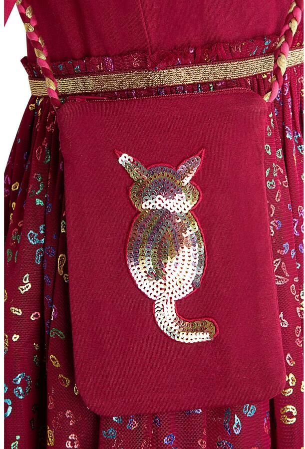 Happy girls Midi-jurk met kleine schoudertas met pailletten (set 2-delig) - Foto 1