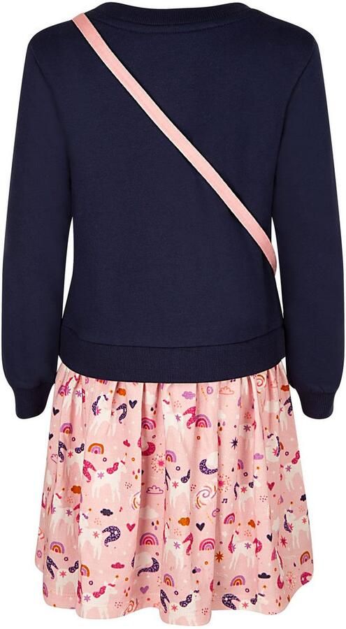 Happy girls Sweatjurk met kleine schoudertas in eenhoorn-look (set 2-delig) - Foto 2
