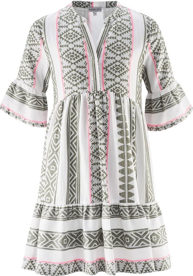 Happy girls Tuniekjurk met volants en geweldig ethnomotief - Foto 2