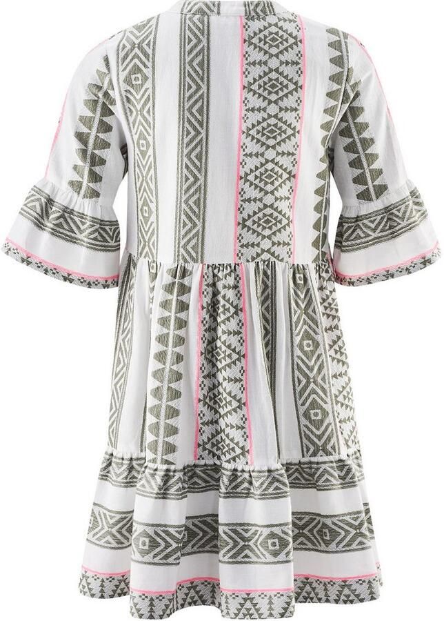 Happy girls Tuniekjurk met volants en geweldig ethnomotief