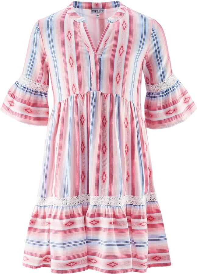 Happy girls Tuniekjurk met volants en opgestikte boord - Foto 2