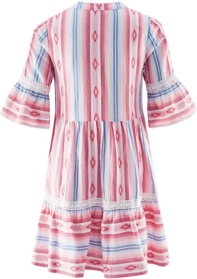 Happy girls Tuniekjurk met volants en opgestikte boord