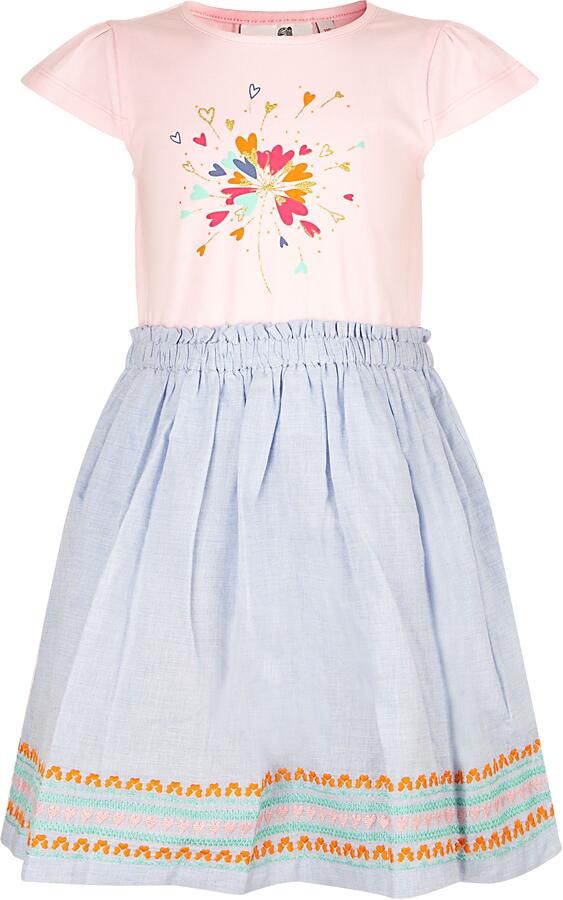 Happy girls Zomerjurk met prachtig frontmotief en hoogwaardige borduursel aan de zoom - Foto 4