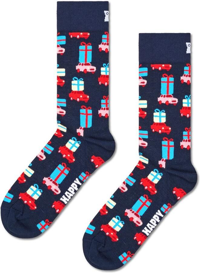 Happy Socks Lange sokken met feestelijke motieven (Set van 3) - Foto 2