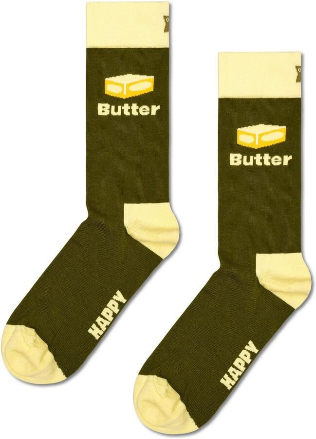 Happy Socks Lange sokken met leuke ontbijt-motieven (Set van 4) - Foto 3