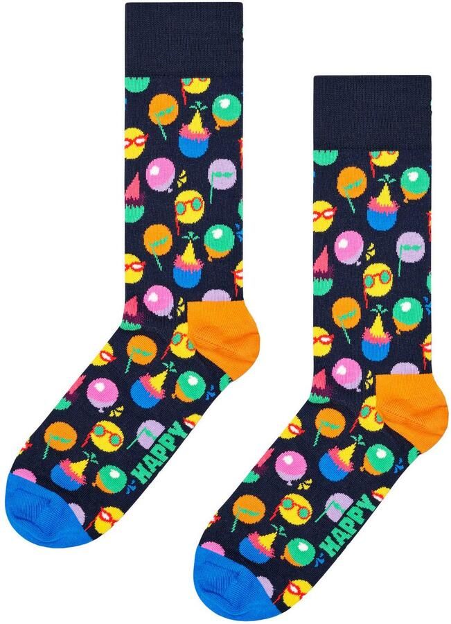 Happy Socks Lange sokken met partymotief (Set van 2) - Foto 2