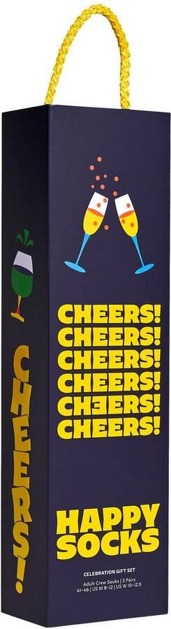 Happy Socks Lange sokken met partymotief (Set van 2) - Foto 3