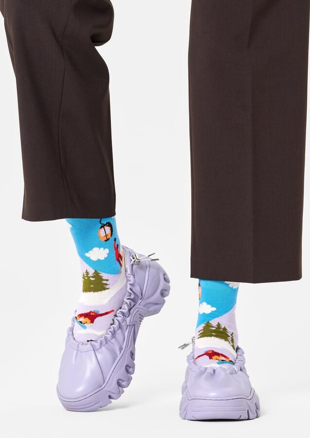 Happy Socks Lange sokken met snowboardmotieven (Set van 2) - Foto 4