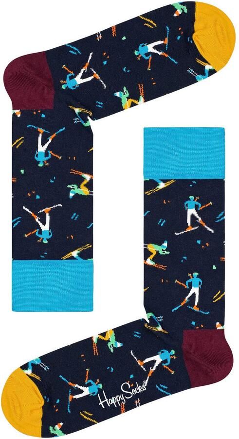 Happy Socks Lange sokken met snowboardmotieven (Set van 2) - Foto 3