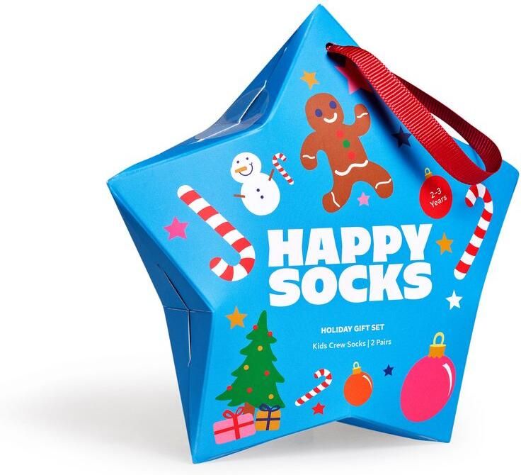 Happy Socks Sokken Holiday met kerstachtige motieven (Set van 3) - Foto 2